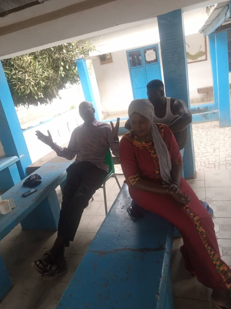 Bwiam Hospital staff audience